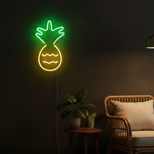 Pineapple Neon Sign — LED Wall Light | Neon Decor