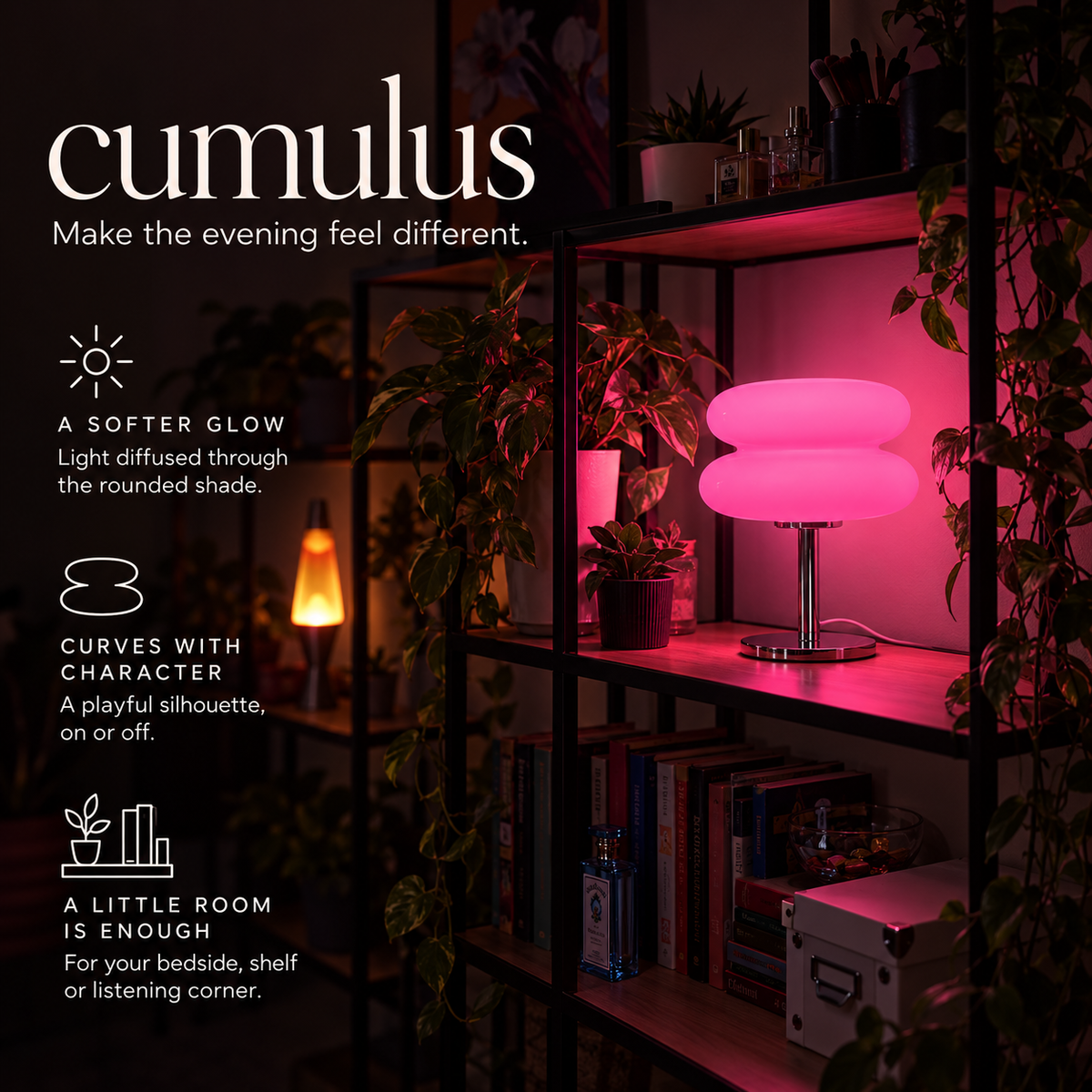 Cumulus: a softer glow and curves with character