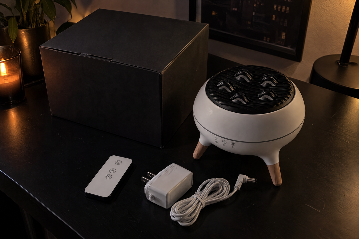 Favilla diffuser with remote control and US power adapter