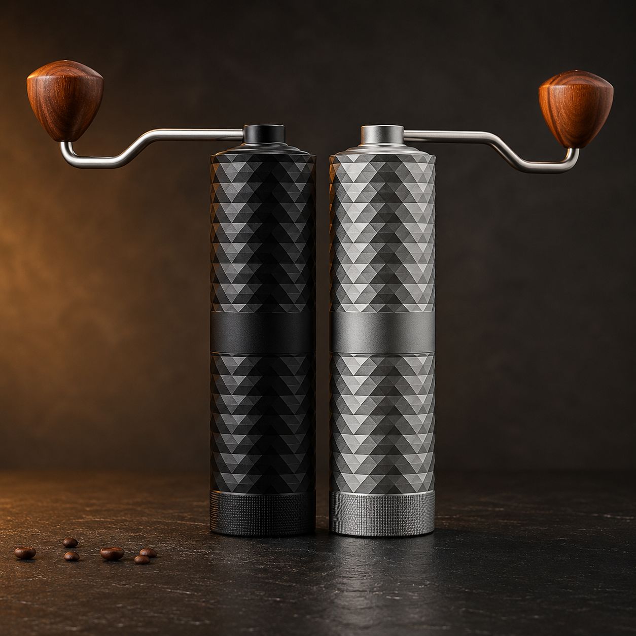 Precision Manual Coffee Grinder with Stainless Steel Core
