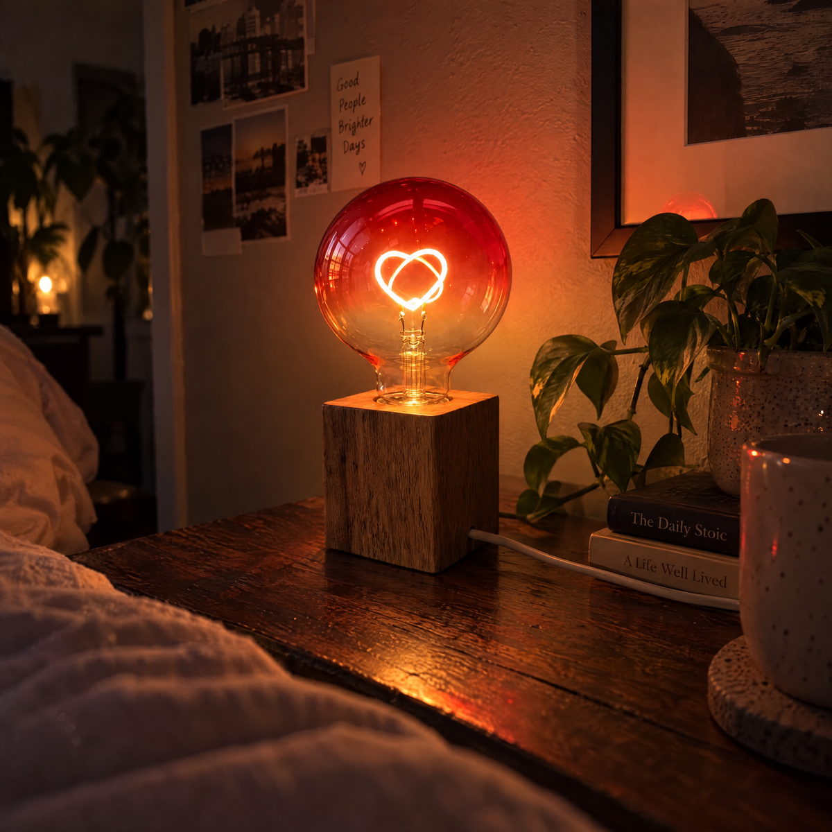 Ember | Heart Filament Bulb Lamp