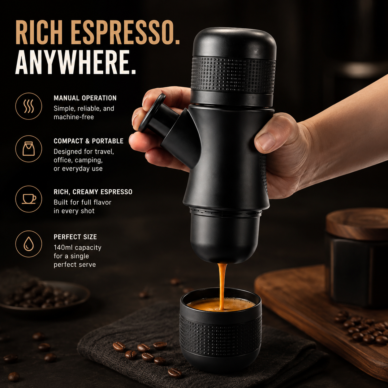 Portable Manual Espresso Maker