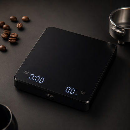 Portable Coffee Scale with Timer & USB Charging
