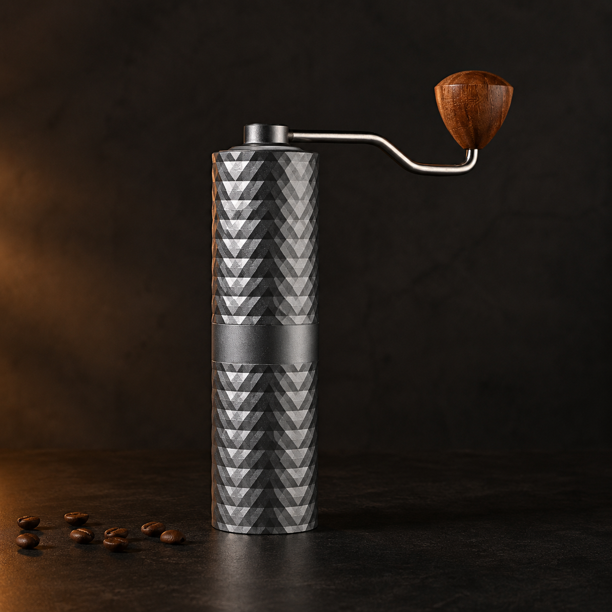 Precision Manual Coffee Grinder with Stainless Steel Core