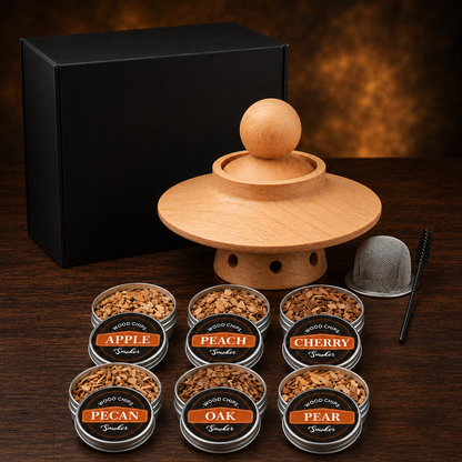 Cocktail Smoker Kit with 6 Wood Chip Flavours