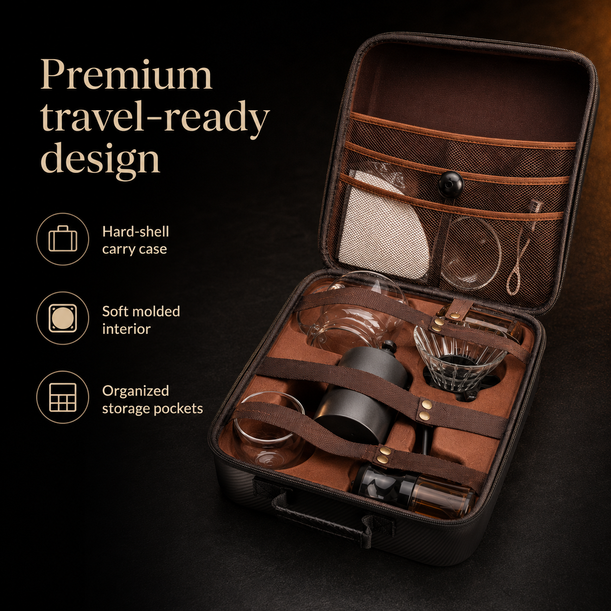 Portable Pour-Over Coffee Travel Kit