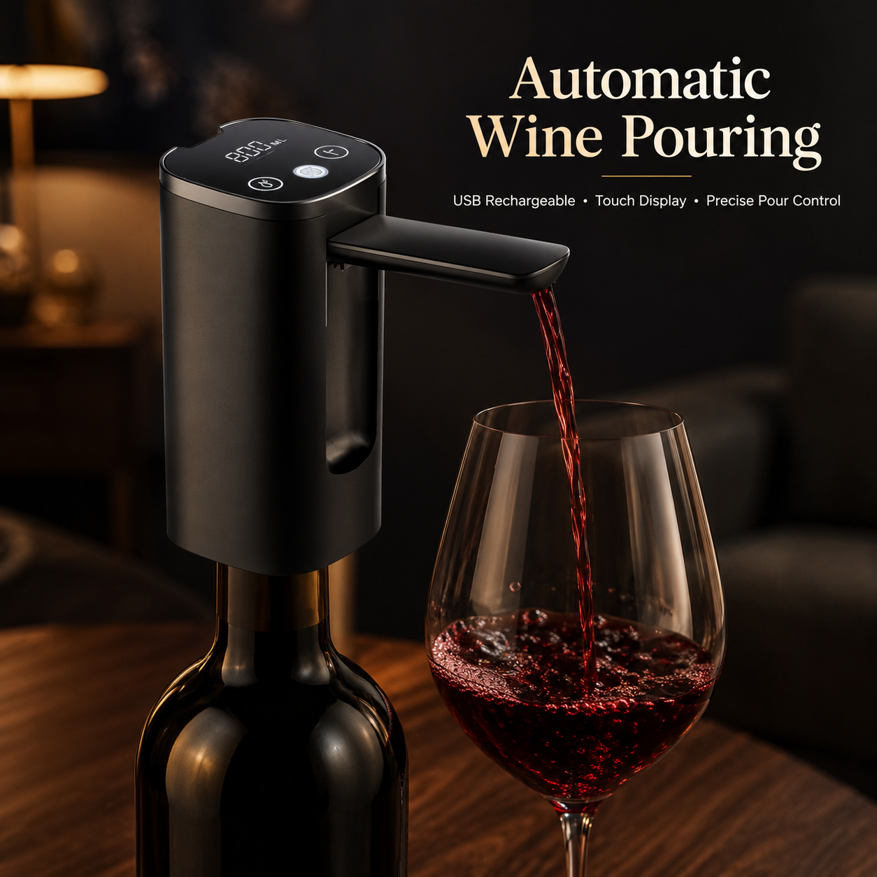 Rechargeable Electric Wine Dispenser Pump